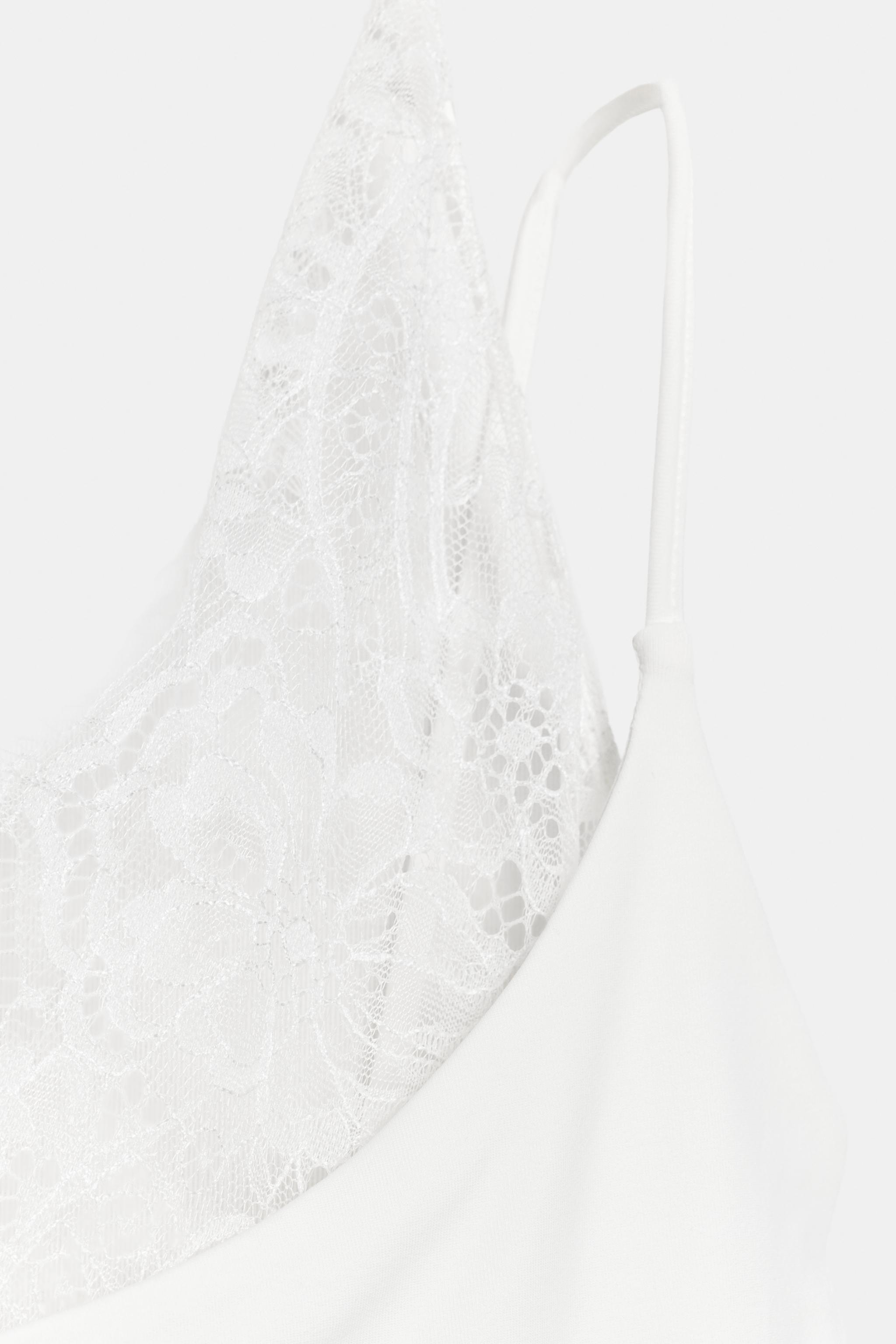 TOP HALTER BIMATIÈRE EN DENTELLE
